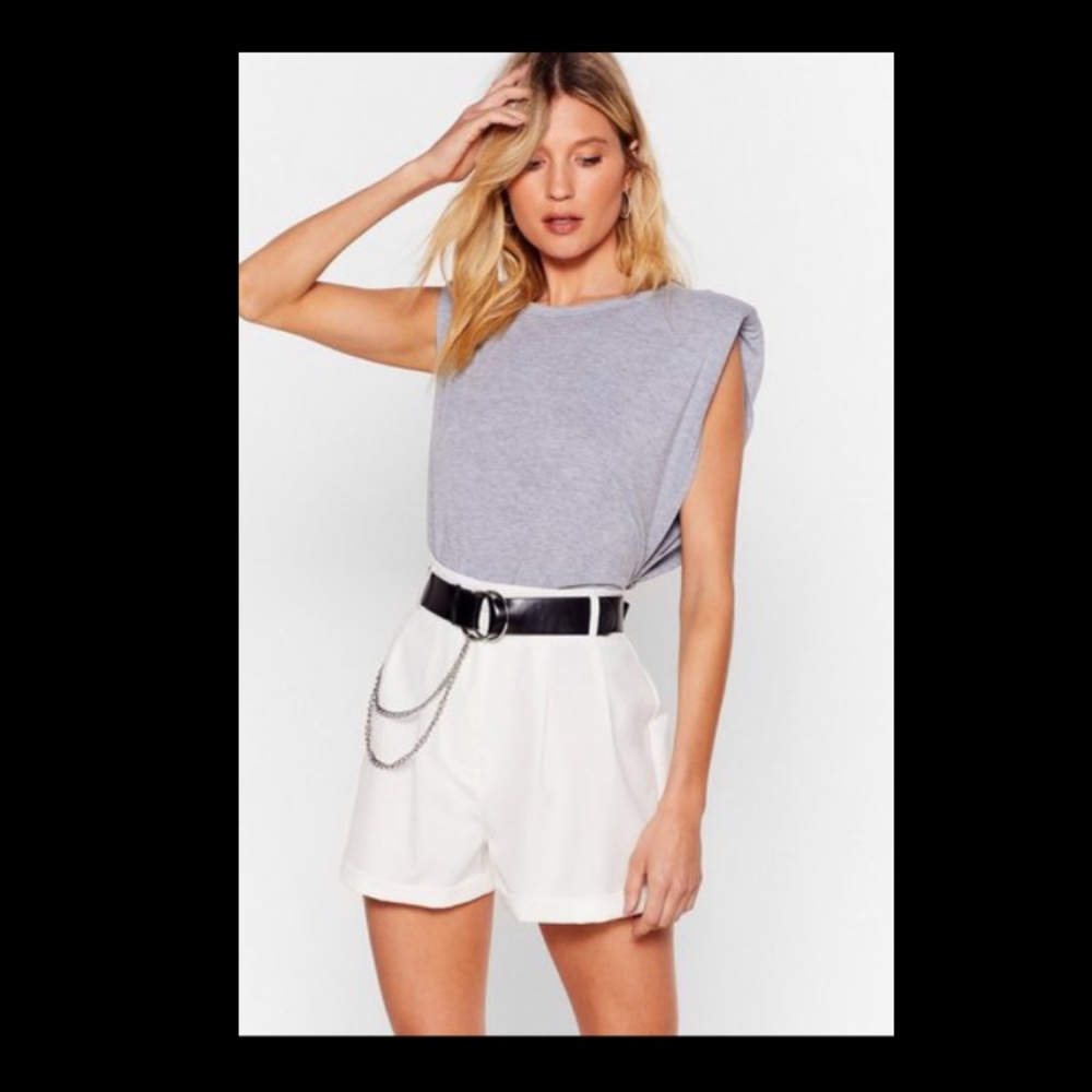 NWT Nasty Gal High Waisted Tailored Shorts